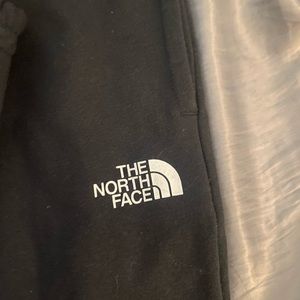 Black north face sweats never worn